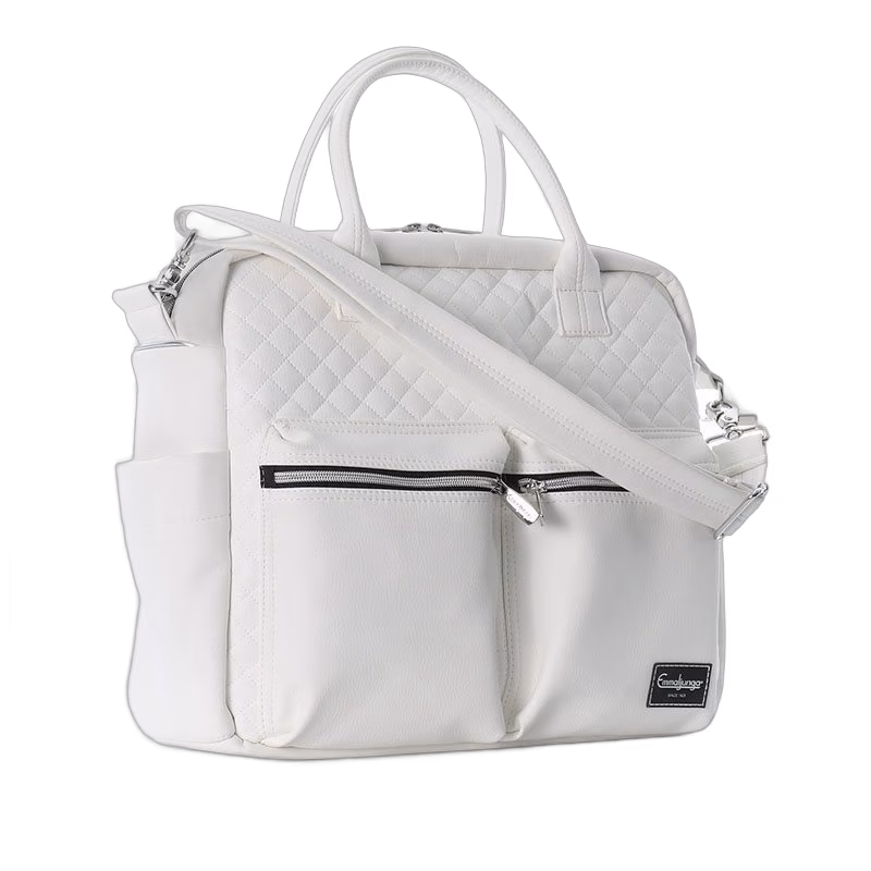 Emmaljunga skötväska, White Leatherette, Emmaljunga White Leatherette
