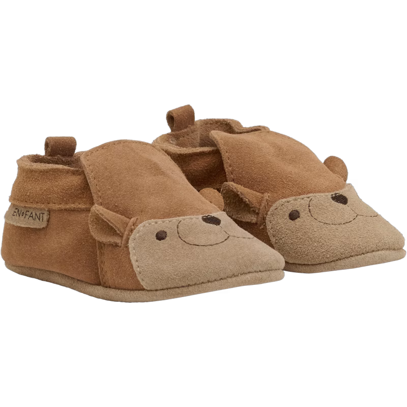 EN FANT Innetofflor Animal, Mocha Mousse, 18