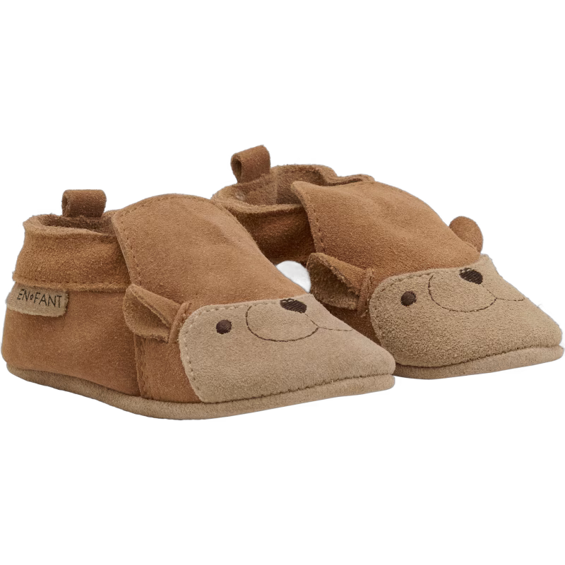 EN FANT Innetofflor Animal, Mocha Mousse, 22