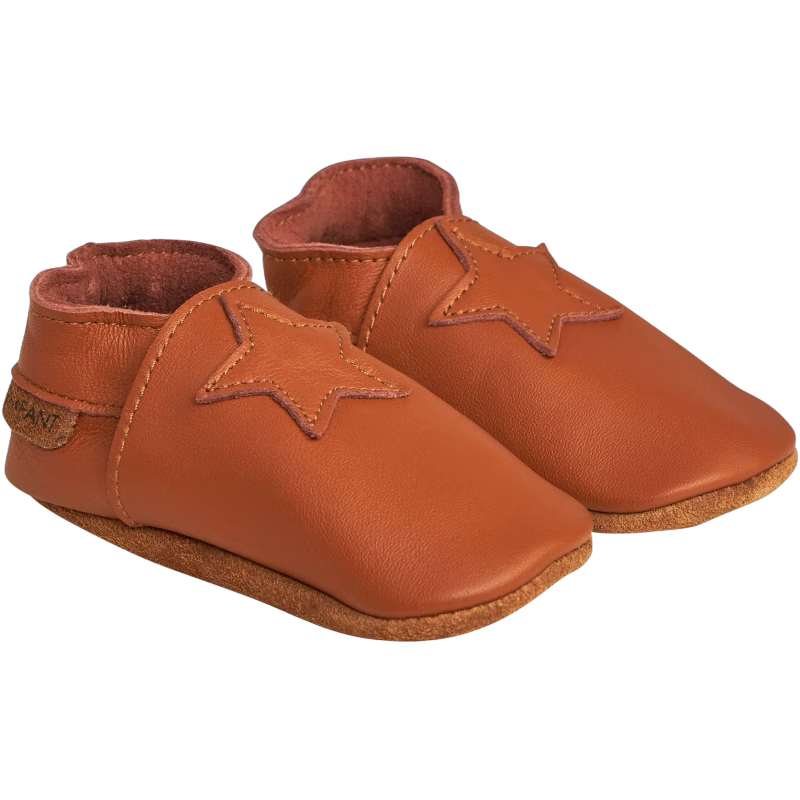 EN FANT Innetofflor, Leather Brown, 20