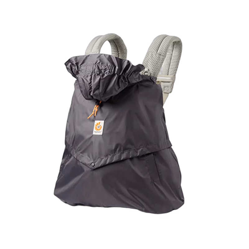 Ergobaby Överdrag till Bärsele Rain & Wind Charcoal / Black