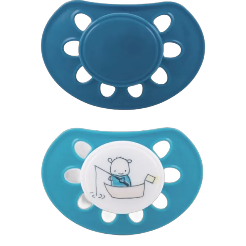 Esska Classic Napp Latex 2-pack 4-36 mån (Blå/Bollis)