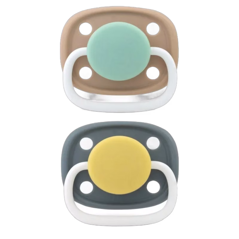 Esska Knoppa Napp Silikon 2-pack 4-36 mån (Trio)