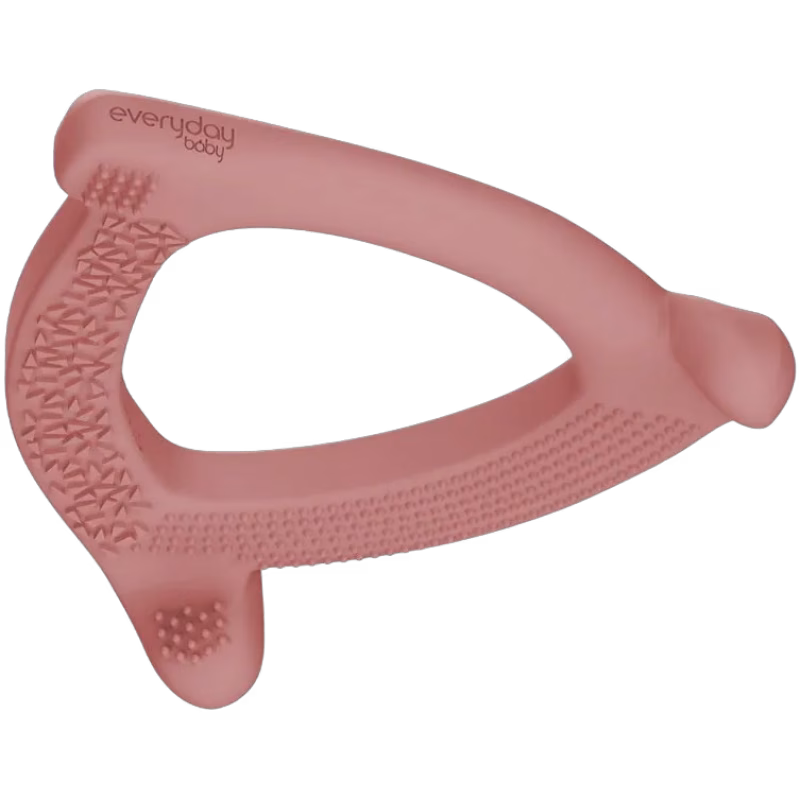 Everyday Baby bitring silikon, nature red