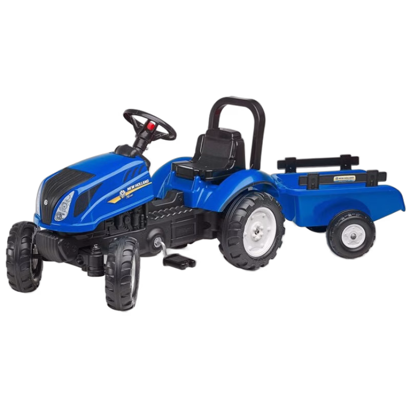 Falk New Holland T6 Traktor med Släpvagn