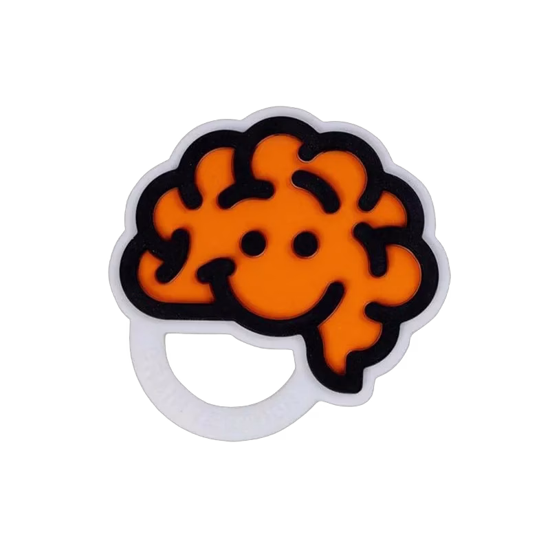 Fat Brain Toys bitleksak Brain, orange
