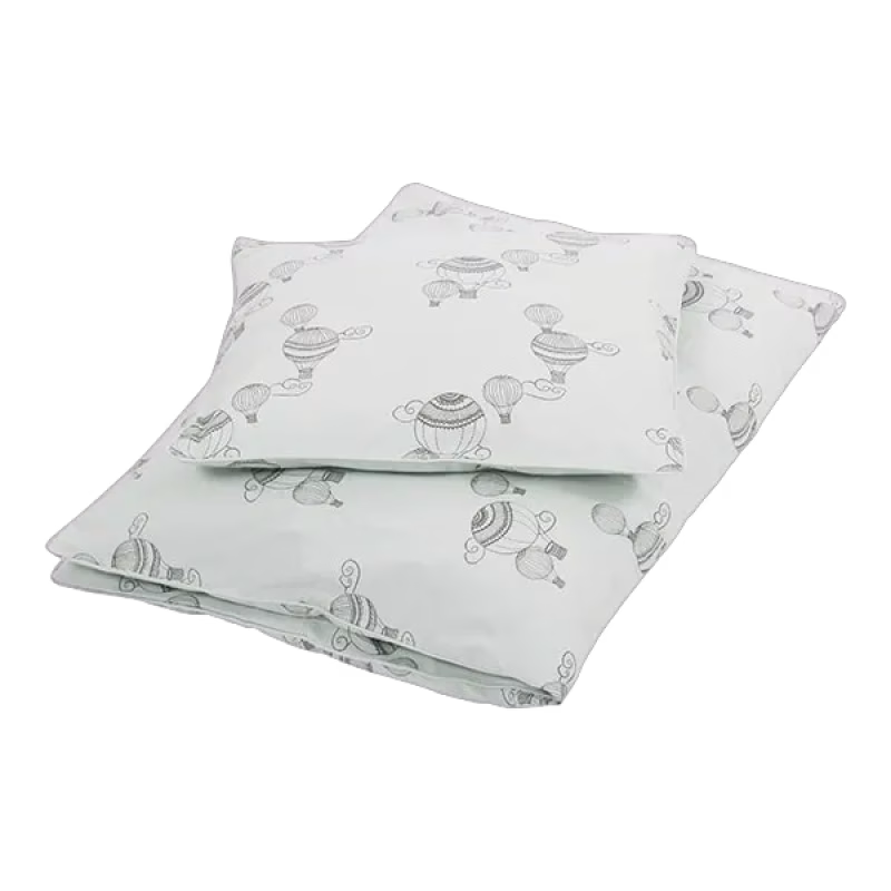 Filibabba Bäddset Vagn/Vagga 70x80 cm Airballoon Light Mint