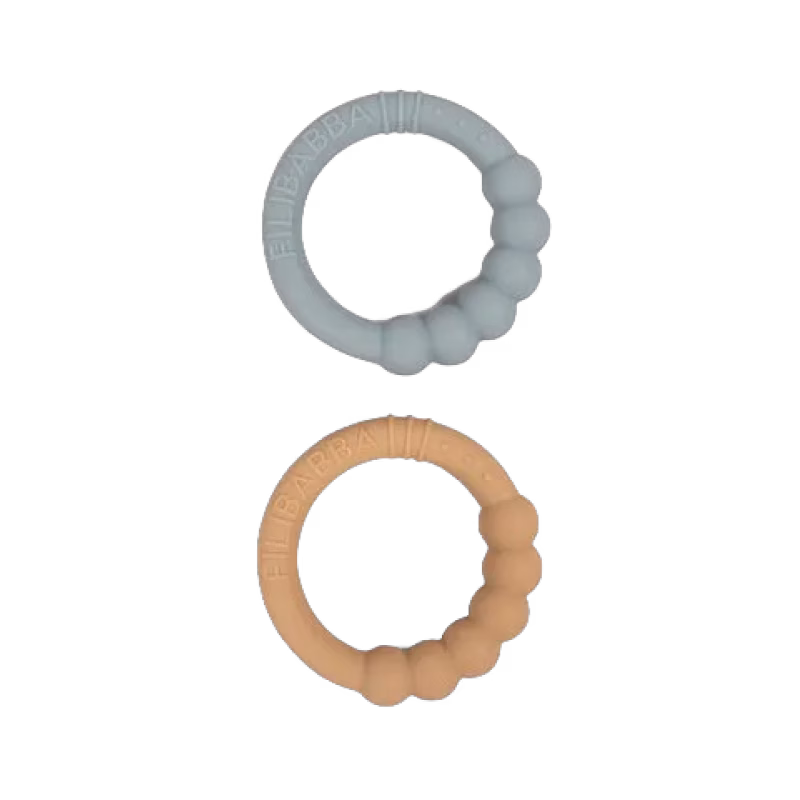 Filibabba Silikonbitring 2-pack Silt Green