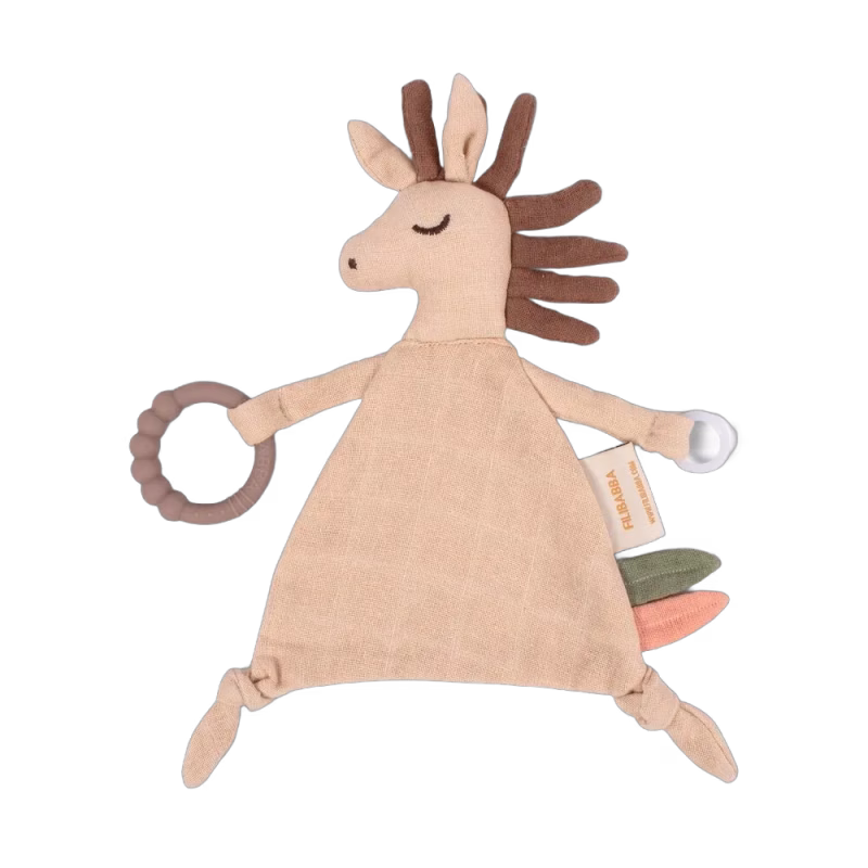 Filibabba Snuttefilt med Bitring Hästen Henry