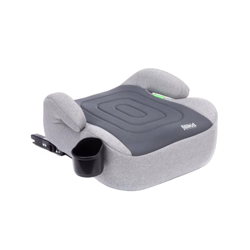 Fillikid I-Size Bälteskudde med Isofix (Grå)