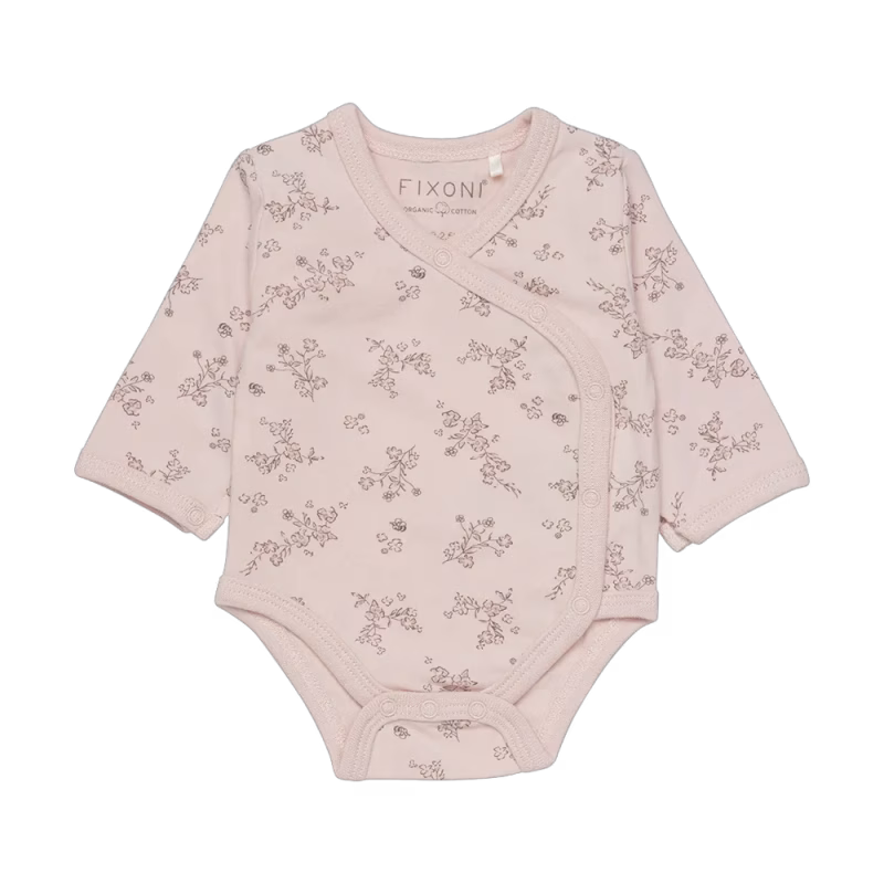 Fixoni Långärmad Omlottbody Sepia Rose