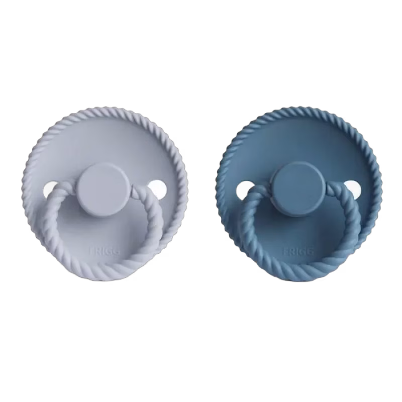 FRIGG Rope Silikonnapp 2-Pack Size 1 (Ocean View/Powder Blue)