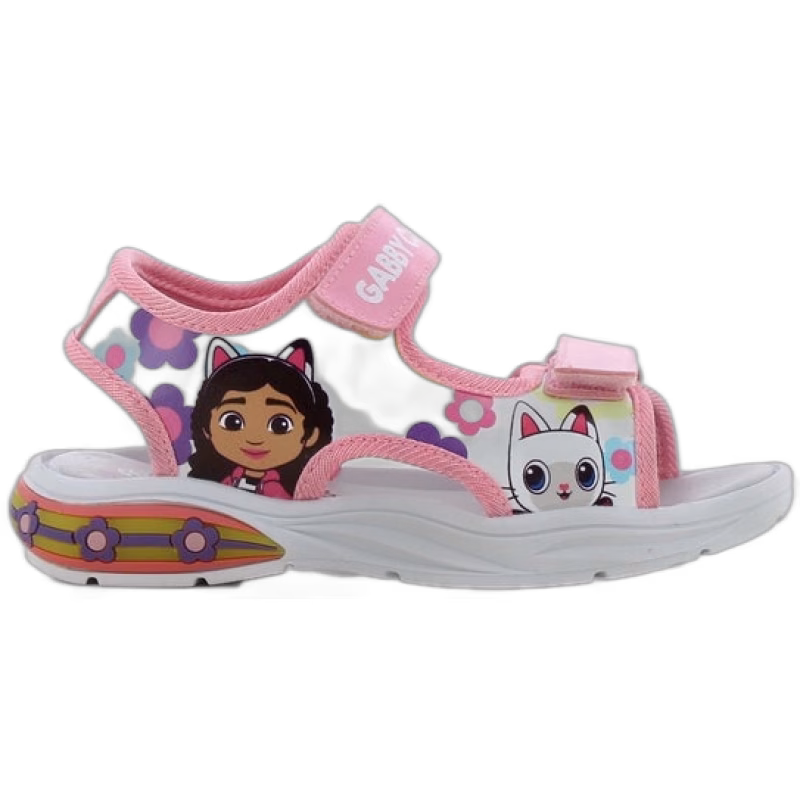 Gabby's Dollhouse Blinkande Sandaler, Fuchsia/White, 30