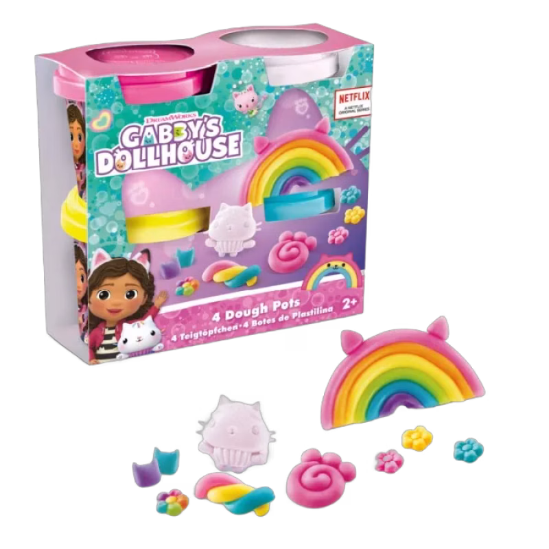 Gabby's Dollhouse Modelleringsvax 4-pack