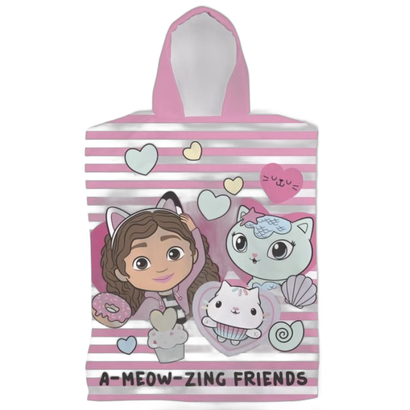 Gabby's Dollhouse Poncho (Rosa)