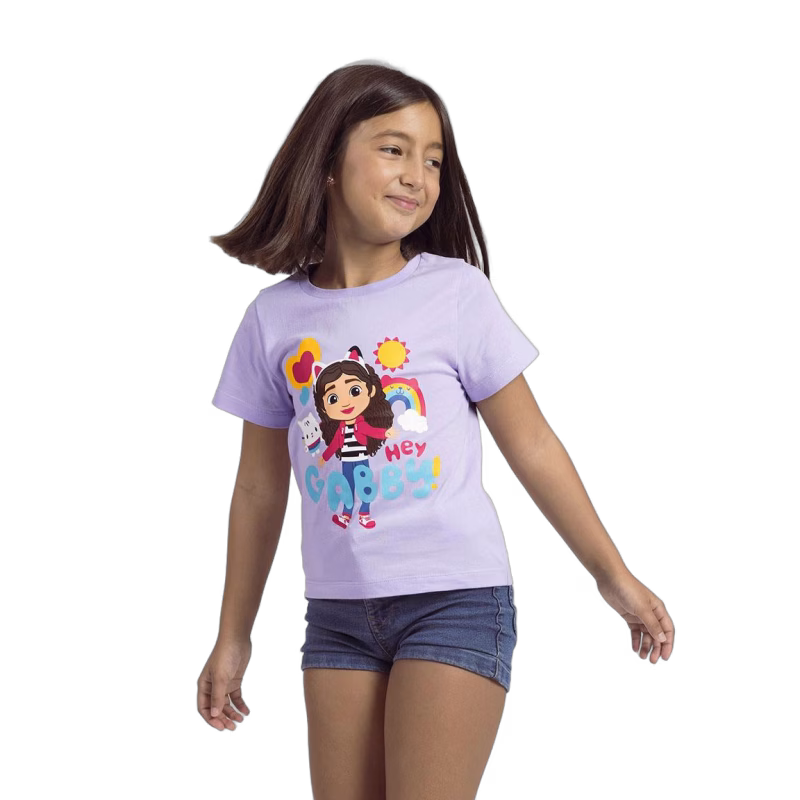 Gabby's Dollhouse T-shirt, Lila, 104-110