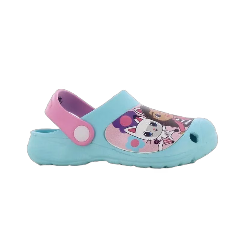 Gabby's Dollhouse Tofflor, Turkish Blue/Fuchsia, 25