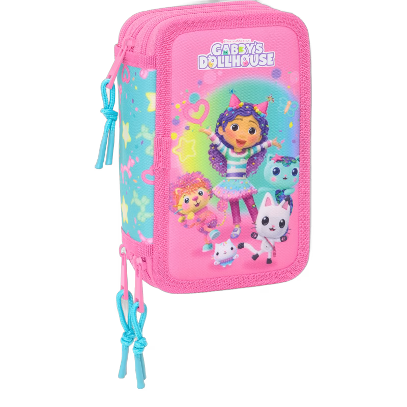 Gabby's Dollhouse Trippelpennfodral 37pcs, Confetti
