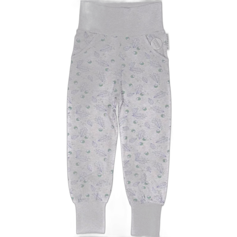 Geggamoja Bamboo Byxa, Grey Mel Oak, 62-68