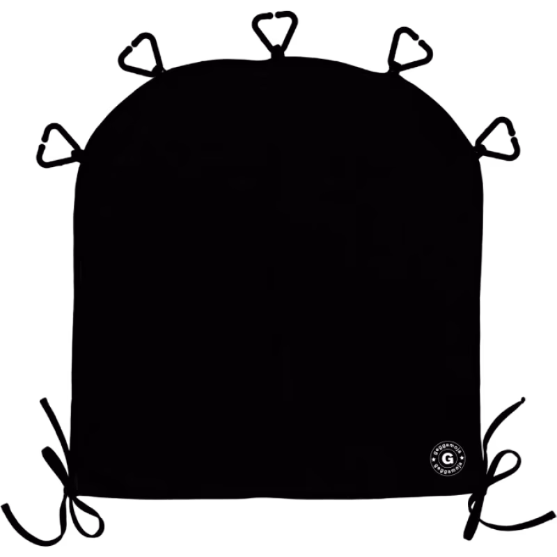 Geggamoja Barnvagnsgardin UV50+ (Black)