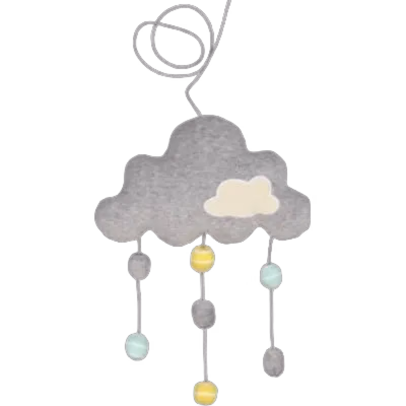 Geggamoja mobil Moln (Grå)