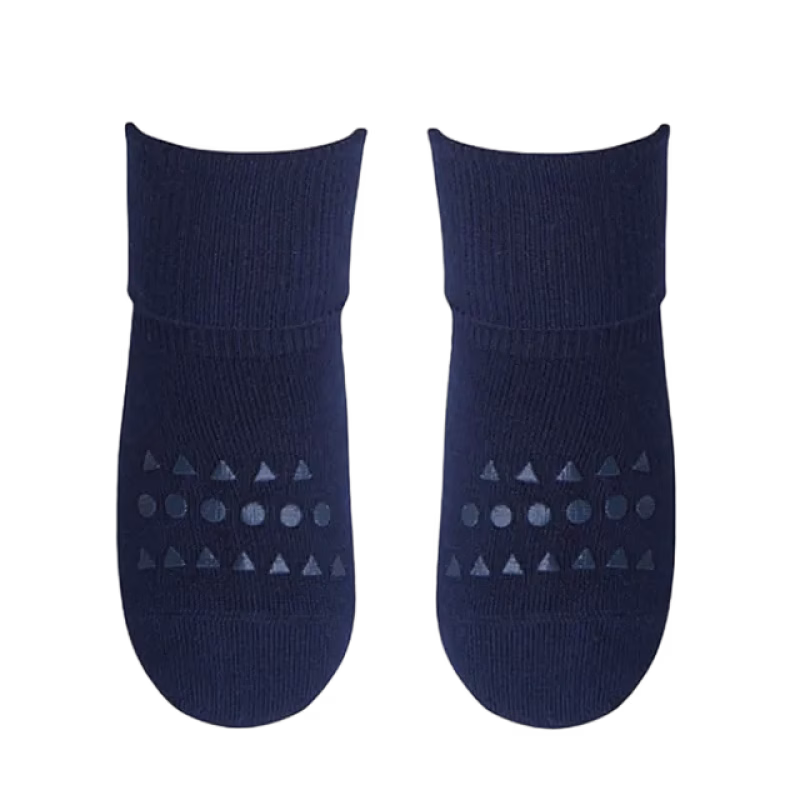 GoBabyGo Halksäkra Bambu Strumpor Dark Blue 1-2År