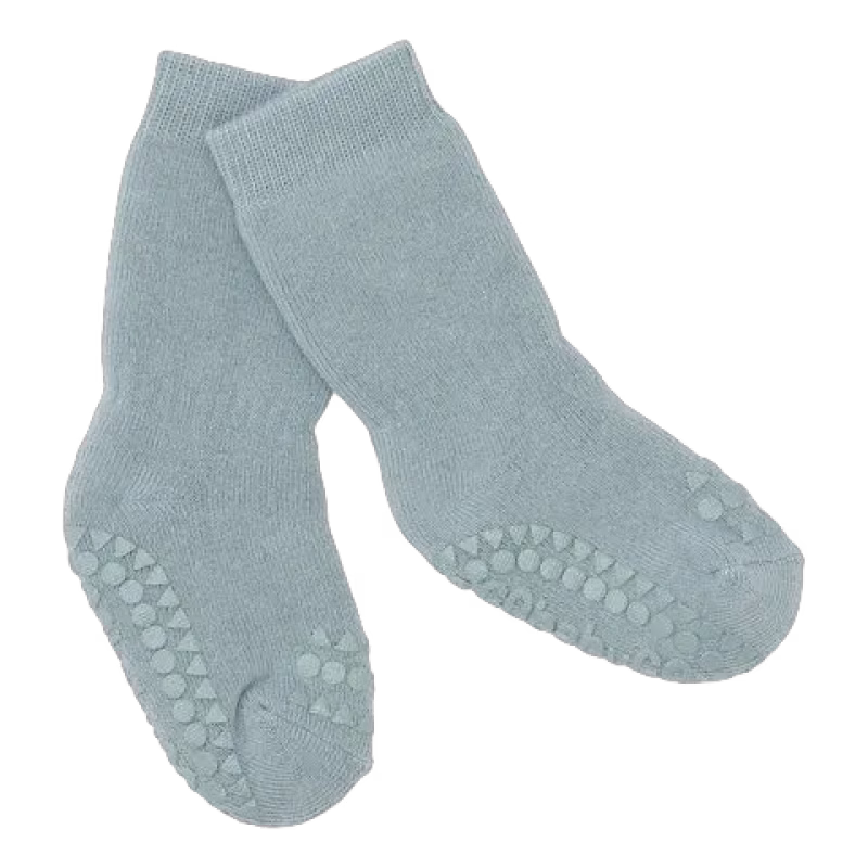 GoBabyGo Halkstrumpor Dusty Blue