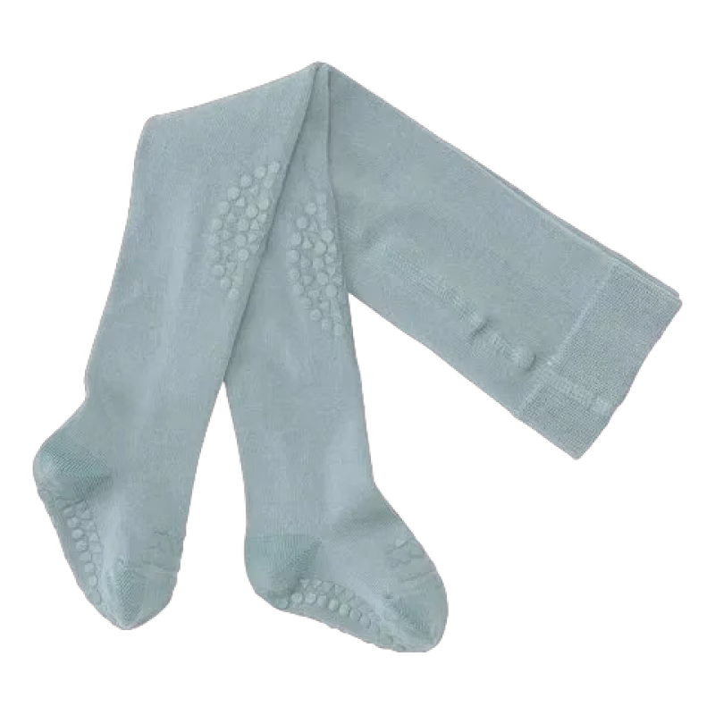 GoBabyGo Krypstrumpbyxor Dusty Blue