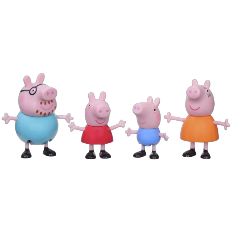 Greta Gris Figurset 4-Pack Gretas Familj