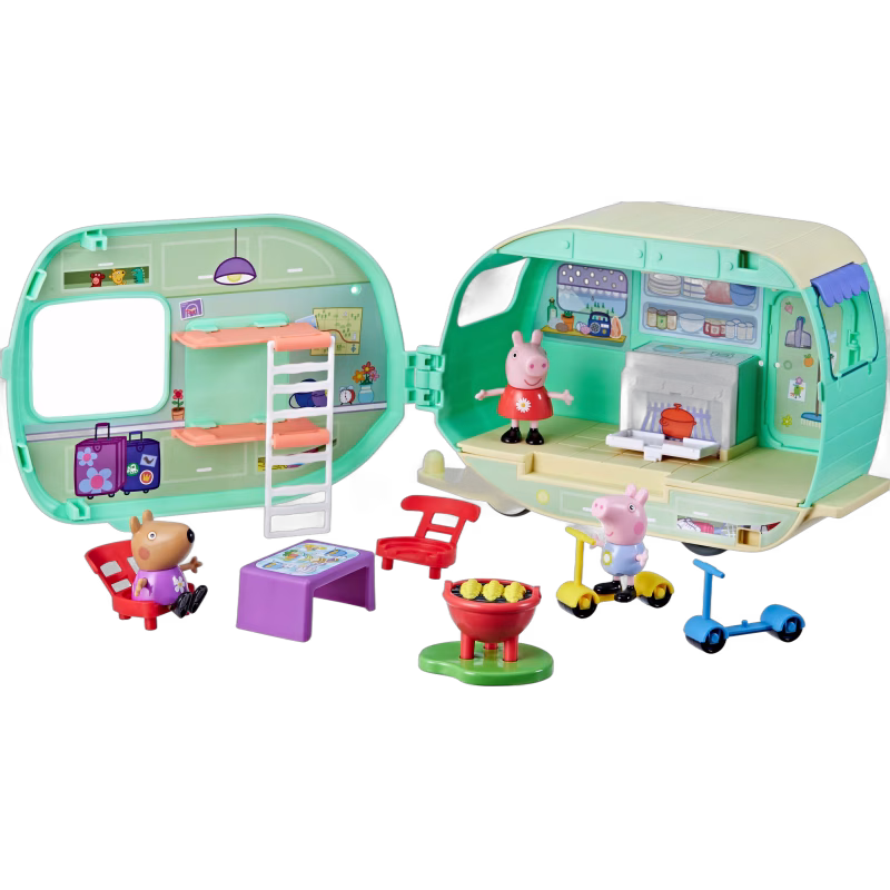 Greta Gris Husvagn Lekset med Figurer