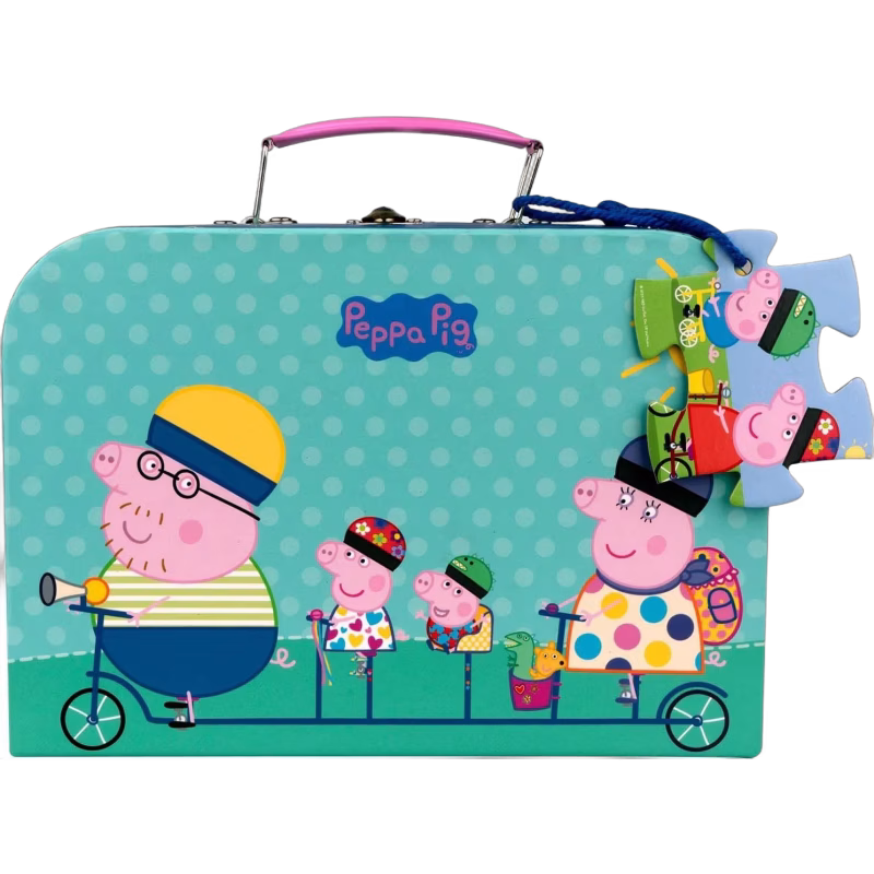 Greta Gris Resväska med Pussel 25 Bitar