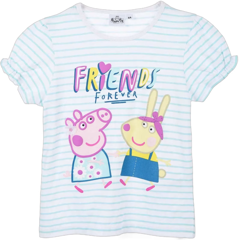 Greta Gris T-shirt, Turquoise, 6 år