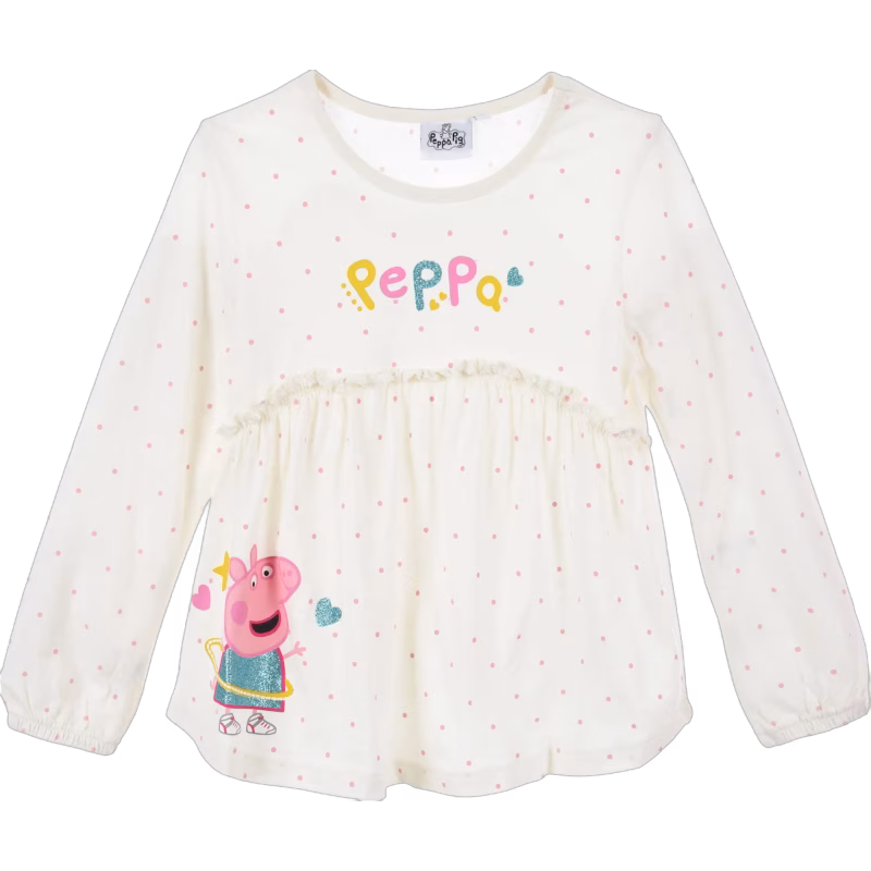 Greta Gris Tröja, Naturvit, 6 år