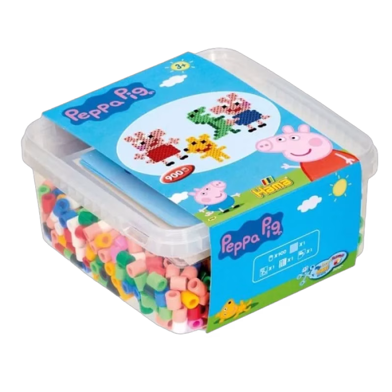 Hama Maxipärlor 900 st (Greta gris)