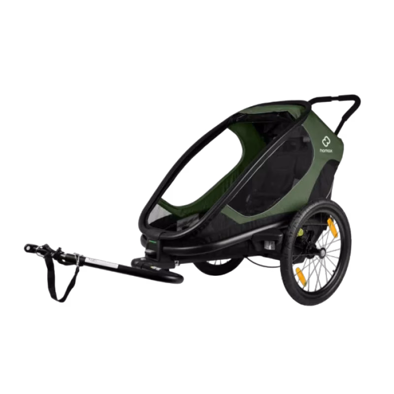 Hamax Outback One Cykelvagn (Green/Black)