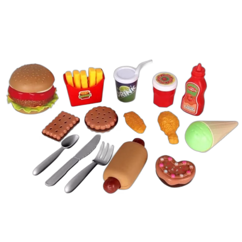 Hamburgare och fika Lekset