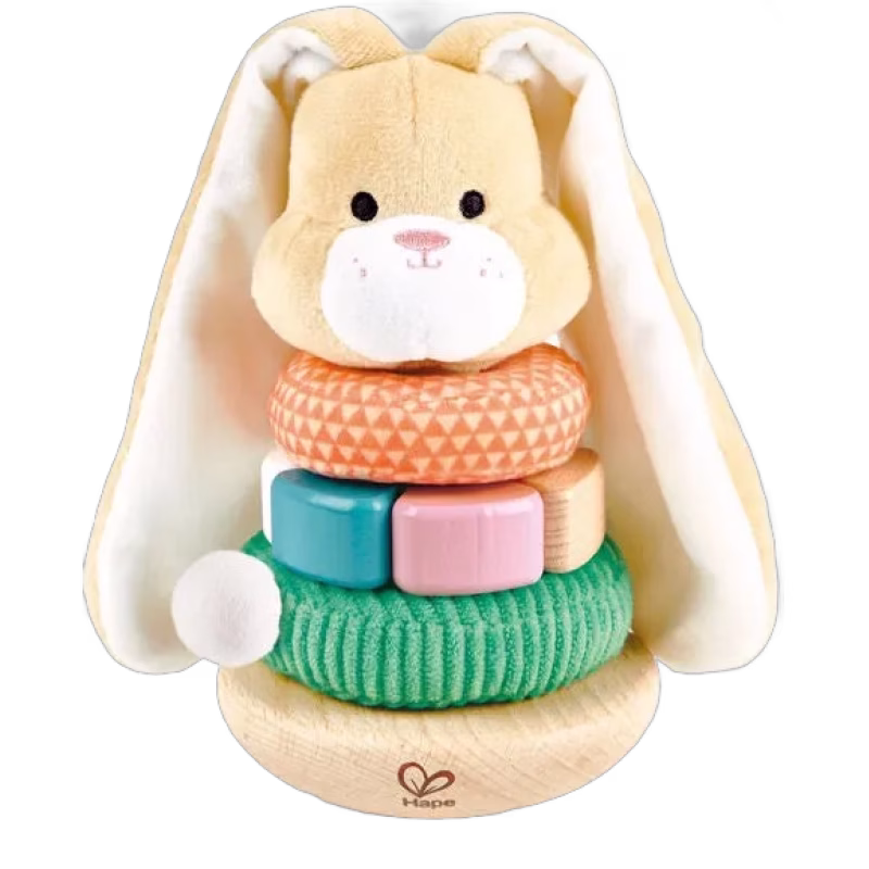Hape Bunny Stacker Aktivitetsleksak, Flerfärgad