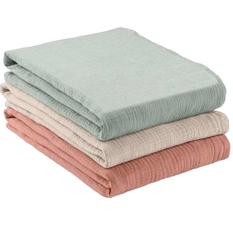 Hauck Cuddle N Clean Muslinfilt 3-Pack, Sage/Beige/Cork