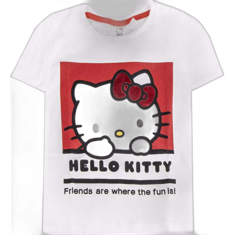 Hello Kitty T-shirt, Vit, 110-116