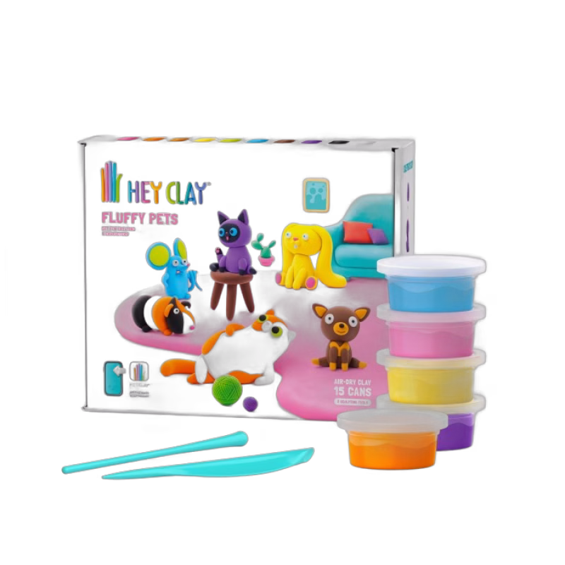 Hey Clay Modellera Husdjur 15-pack