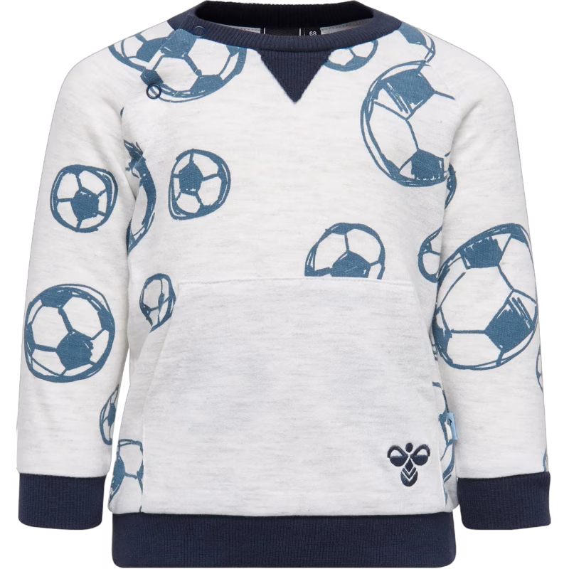 Hummel Kayden Sweatshirt, Creme Melange 68