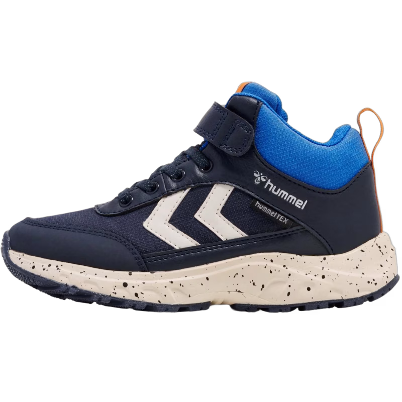 Hummel Root Tex Jr Sneakers, Black Iris/Marshmallow, 30