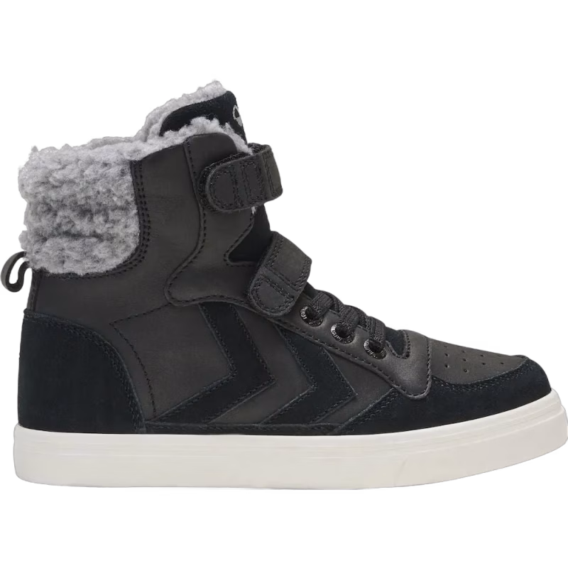 Hummel Stadil Winter High Jr Fodrad Sneakers, Black, 29