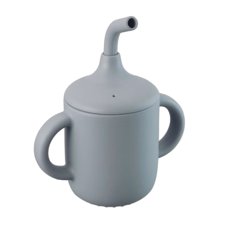 I'm Cute Sugrörsmugg (Blue)