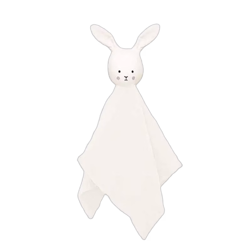 Jabadabado snuttefilt bunny vit