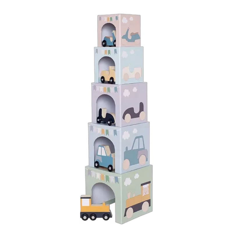 Jabadabado stapelbar kub fordon 1-5