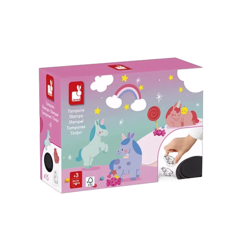 Janod Enhörning Stampinoo Stämpelset
