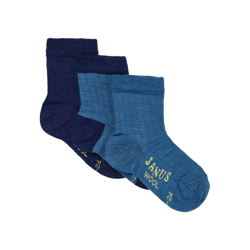 Janus Strumpor 3-pack, Ljusblå, 20-24