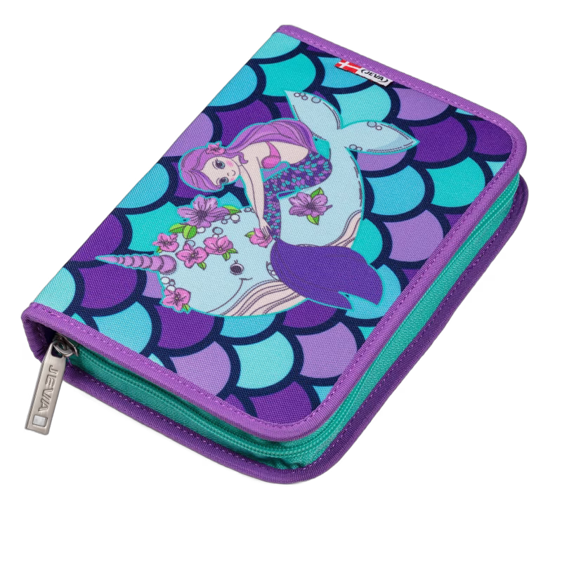 Jeva One-Zip Pennfodral, Rainbow Mermaid