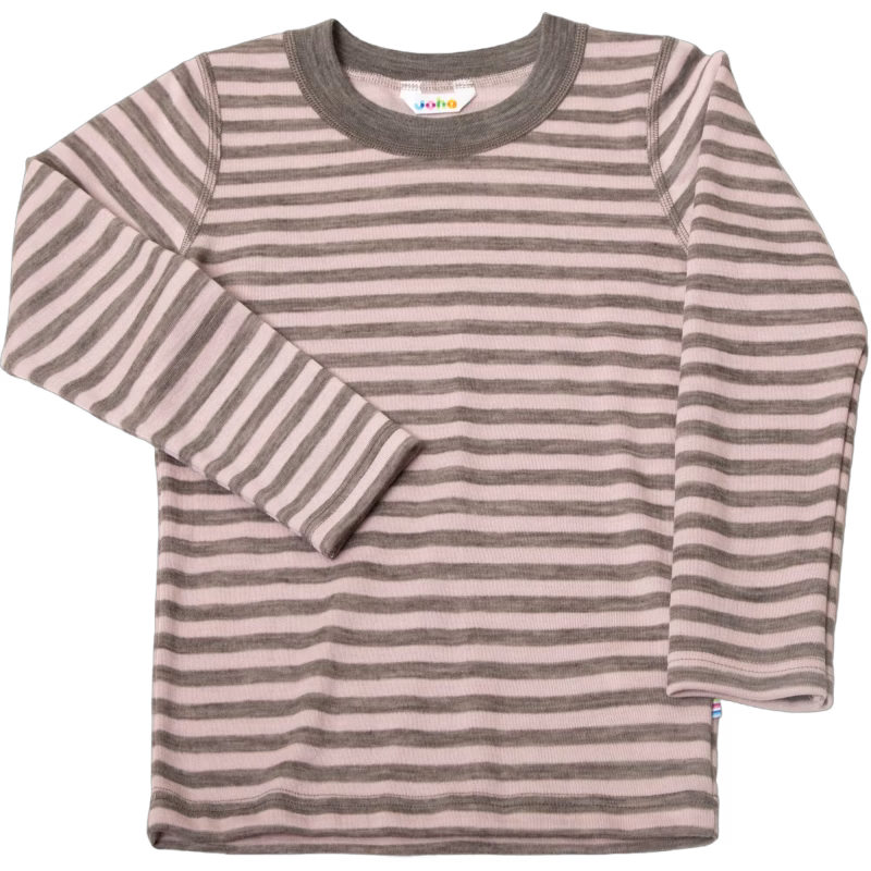 Joha Stripe Tröja, Pink, 140
